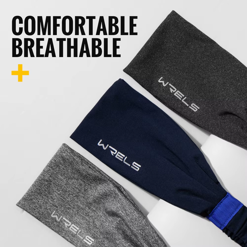 Non Slip Elastic Sports Headbands for Men - Bambam Fitness
