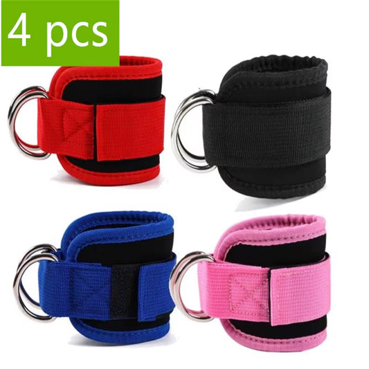 Double D-Ring Adjustable Ankle Cuffs Straps - Bambam Fitness