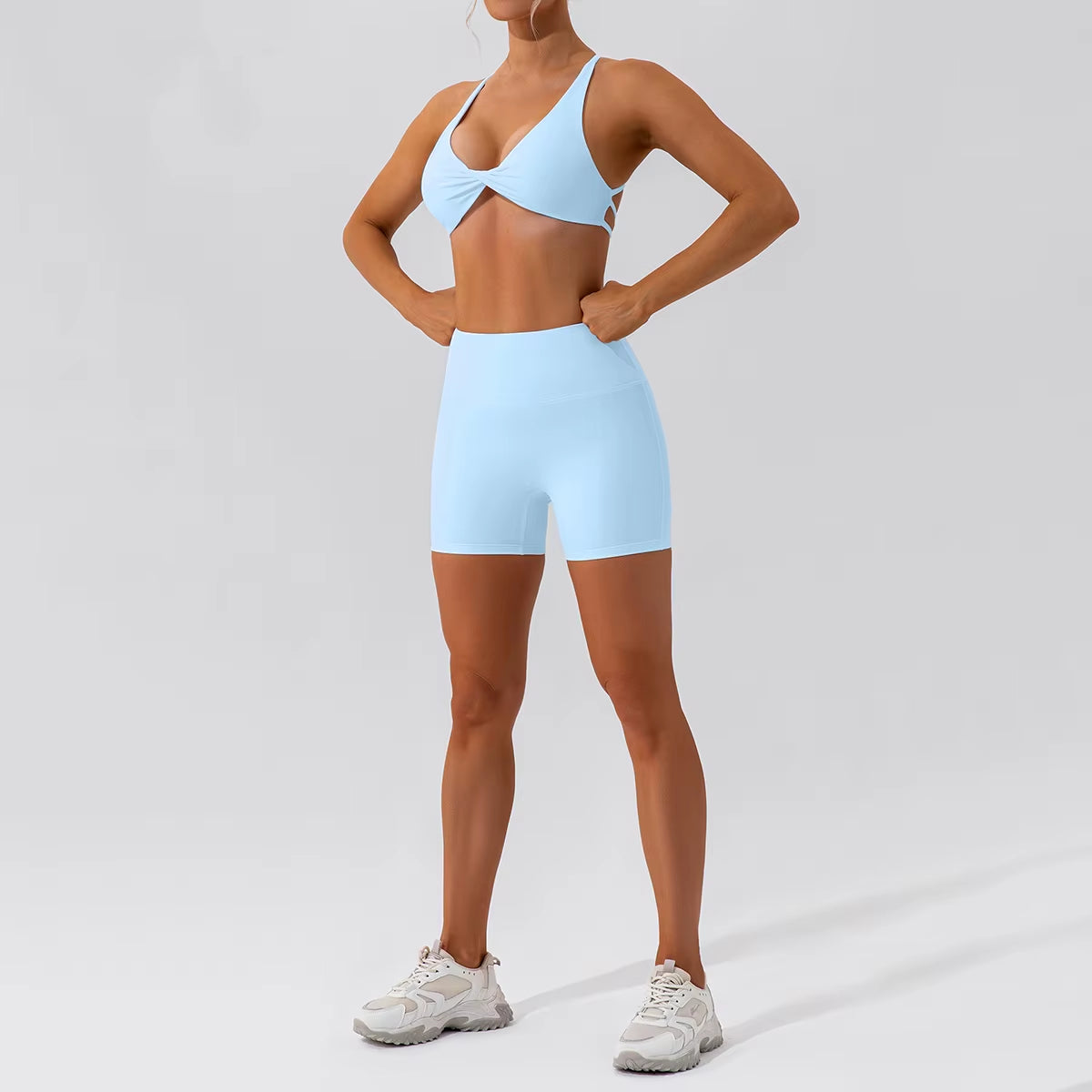 Breathable Soft Push up Fitness Bra Suit