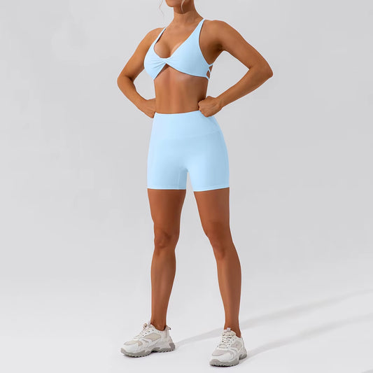 Breathable Soft Push up Fitness Bra Suit