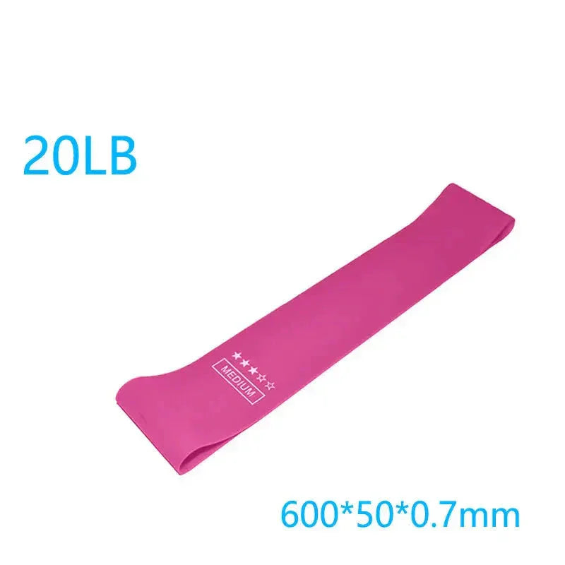 Elastic Resistance Bands Set for Yoga, Pilates, and Strength Training - 5-Pack - Bambam Fitness