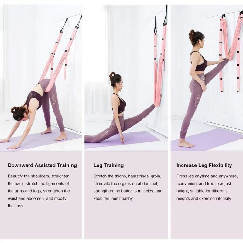Adjustable Triangle Aerial Yoga Hammock Set - Bambam Fitness