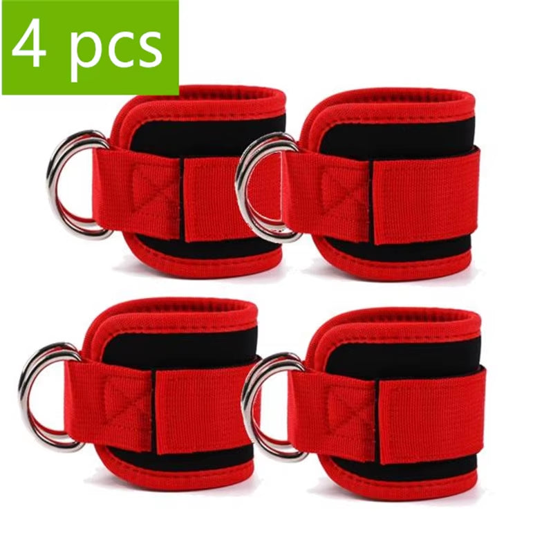 Double D-Ring Adjustable Ankle Cuffs Straps - Bambam Fitness