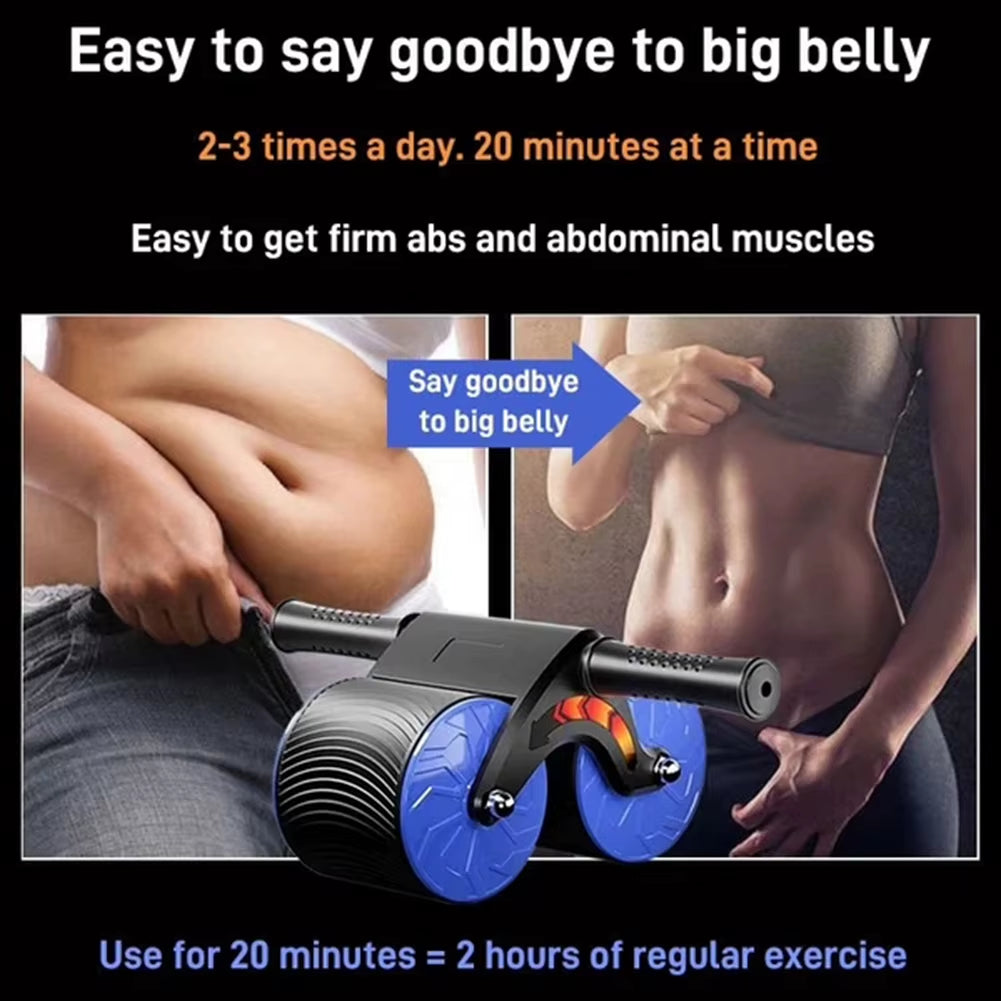 Automatic Dual Rebound Abdominal Wheel Exerciser - Bambam Fitness