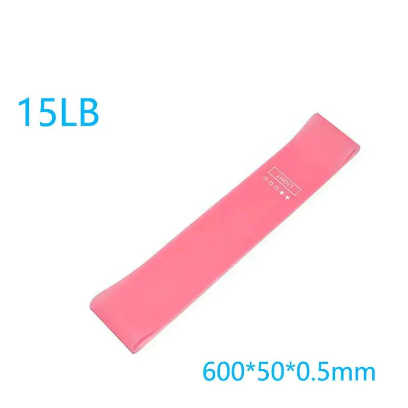 Elastic Resistance Bands Set for Yoga, Pilates, and Strength Training - 5-Pack - Bambam Fitness