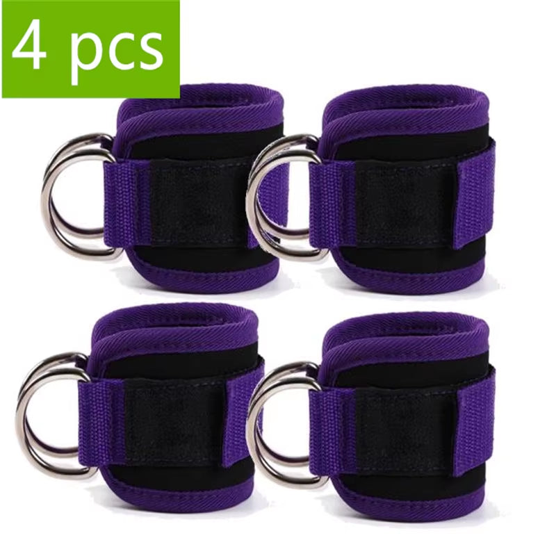 Double D-Ring Adjustable Ankle Cuffs Straps - Bambam Fitness