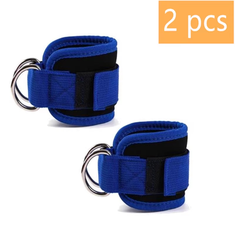 Double D-Ring Adjustable Ankle Cuffs Straps - Bambam Fitness