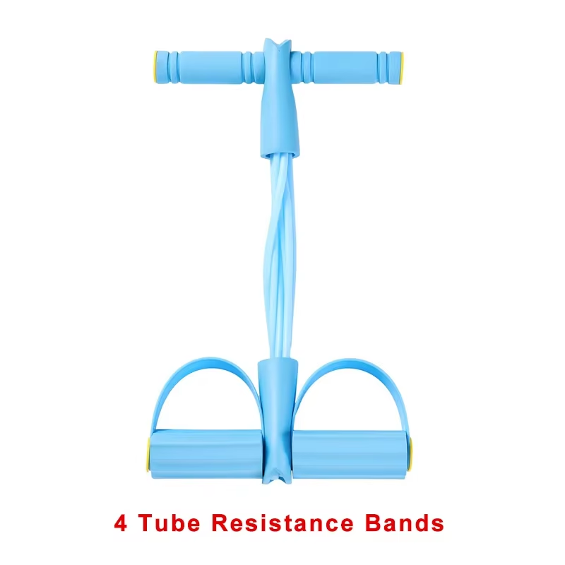 Portable Ab Latex Tubes & Foot Pedal Rope Set - Bambam Fitness