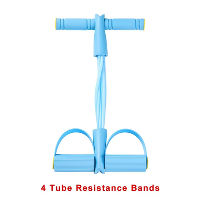 Portable Ab Latex Tubes & Foot Pedal Rope Set - Bambam Fitness