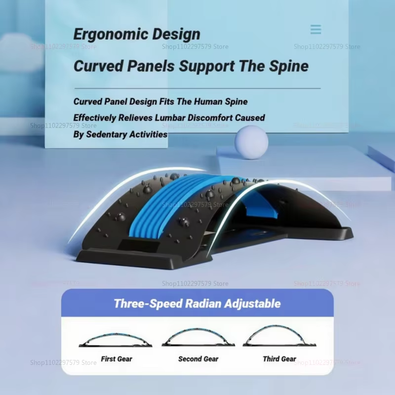 Adjustable Lumbar Cervical Back Massager - Bambam Fitness