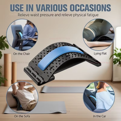 Adjustable Lumbar Cervical Back Massager - Bambam Fitness