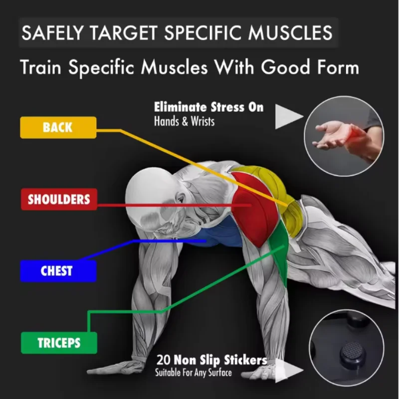 Multifunctional Push-up Training Board - Bambam Fitness