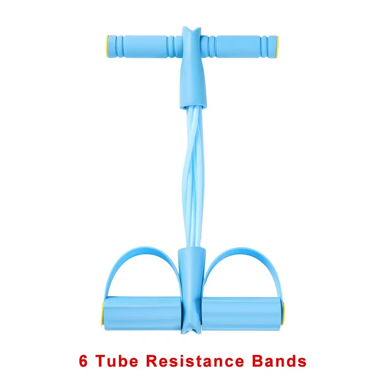 Portable Ab Latex Tubes & Foot Pedal Rope Set - Bambam Fitness