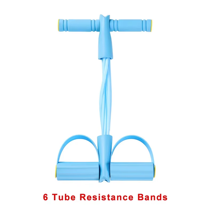 Portable Ab Latex Tubes & Foot Pedal Rope Set - Bambam Fitness