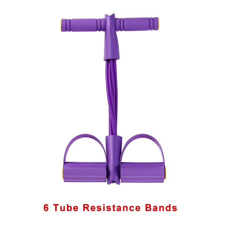 Portable Ab Latex Tubes & Foot Pedal Rope Set - Bambam Fitness