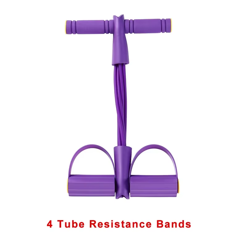 Portable Ab Latex Tubes & Foot Pedal Rope Set - Bambam Fitness