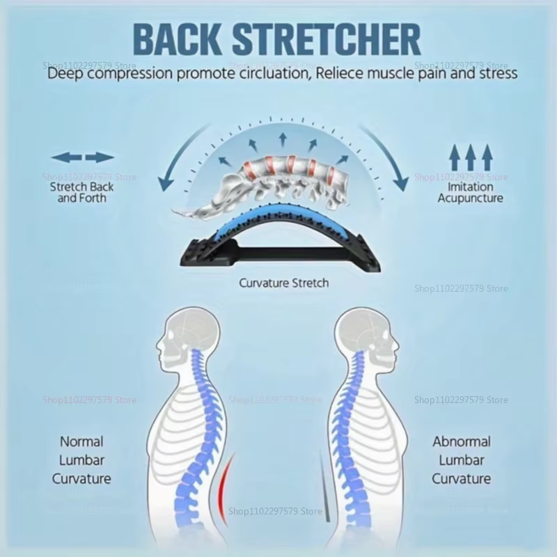 Adjustable Lumbar Cervical Back Massager - Bambam Fitness