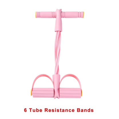 Portable Ab Latex Tubes & Foot Pedal Rope Set - Bambam Fitness