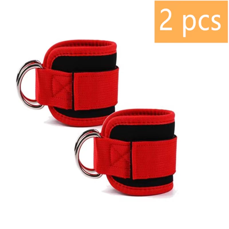 Double D-Ring Adjustable Ankle Cuffs Straps - Bambam Fitness