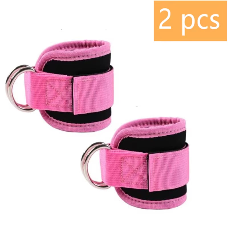 Double D-Ring Adjustable Ankle Cuffs Straps - Bambam Fitness