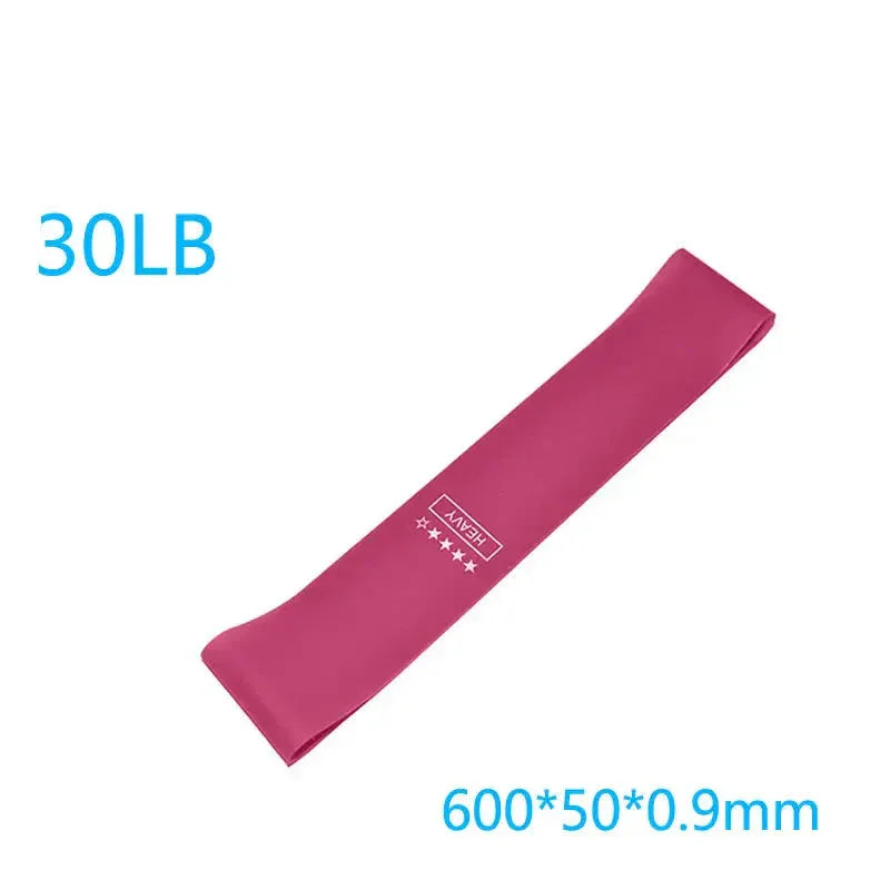 Elastic Resistance Bands Set for Yoga, Pilates, and Strength Training - 5-Pack - Bambam Fitness