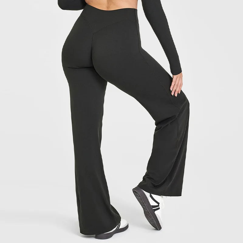 Ultra Soft Fabric Straight Pilates Yoga Pants