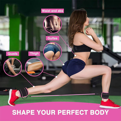 Yoga Leg Expander Ankle Straps Set