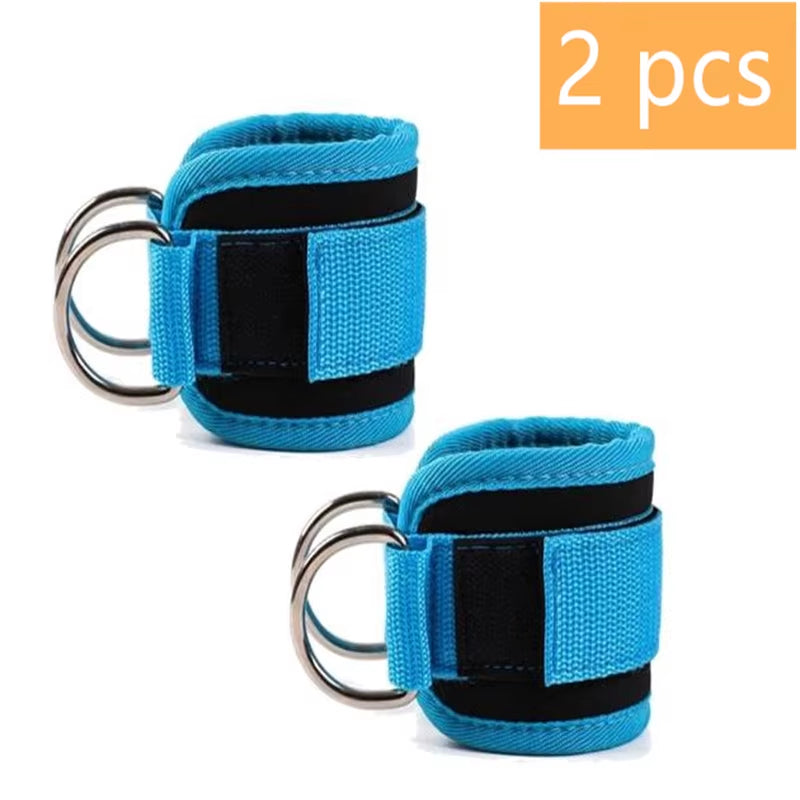 Double D-Ring Adjustable Ankle Cuffs Straps - Bambam Fitness