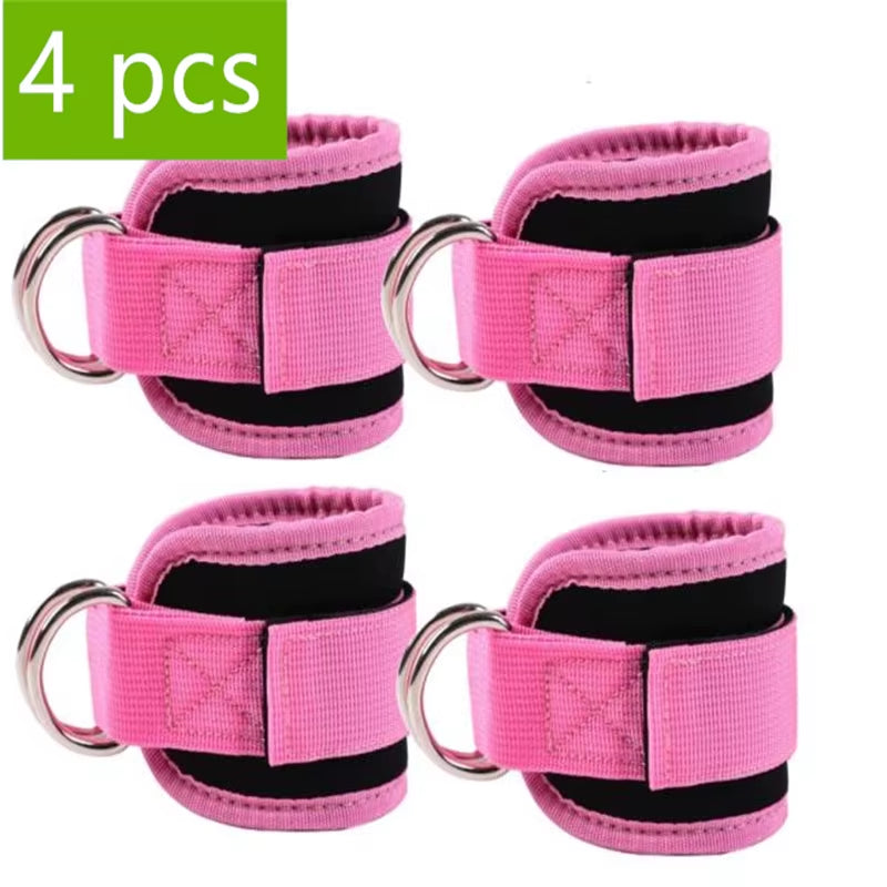 Double D-Ring Adjustable Ankle Cuffs Straps - Bambam Fitness