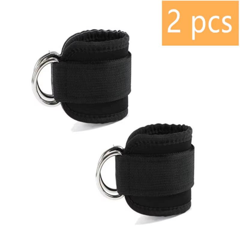 Double D-Ring Adjustable Ankle Cuffs Straps - Bambam Fitness