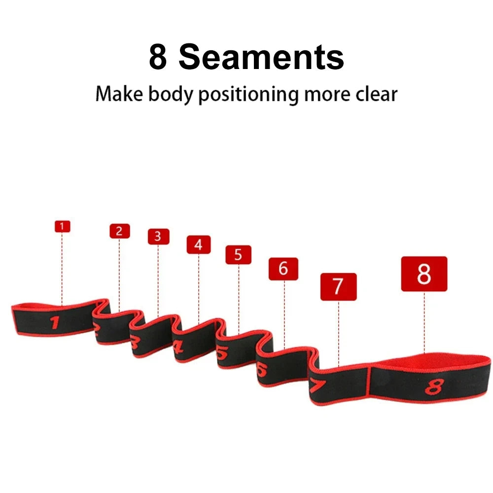 8 Section Style Dance Yoga Stretching Fitness Belt - Bambam Fitness