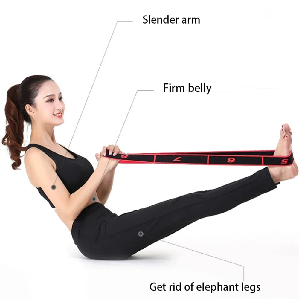 8 Section Style Dance Yoga Stretching Fitness Belt - Bambam Fitness