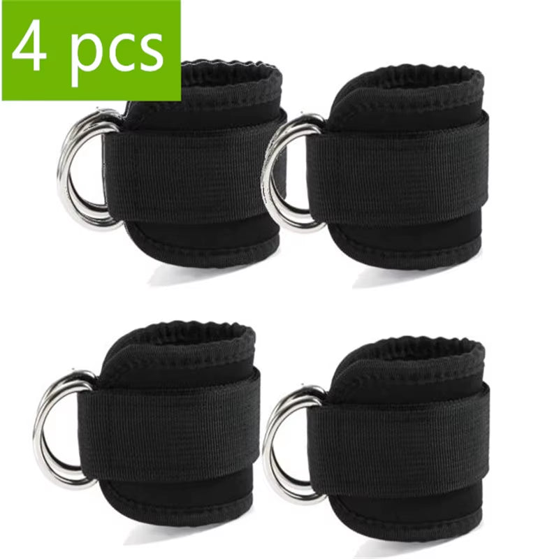 Double D-Ring Adjustable Ankle Cuffs Straps - Bambam Fitness