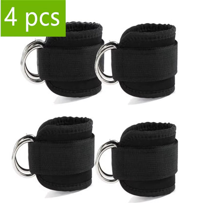Double D-Ring Adjustable Ankle Cuffs Straps - Bambam Fitness