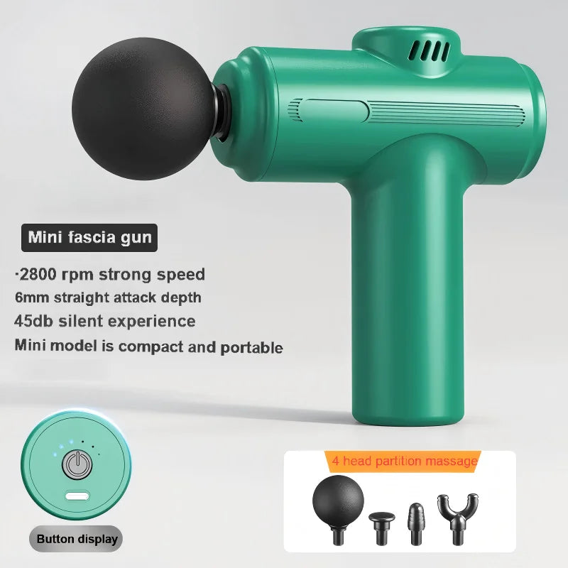 4 Head USB Mini Fascia Massage Gun - Bambam Fitness