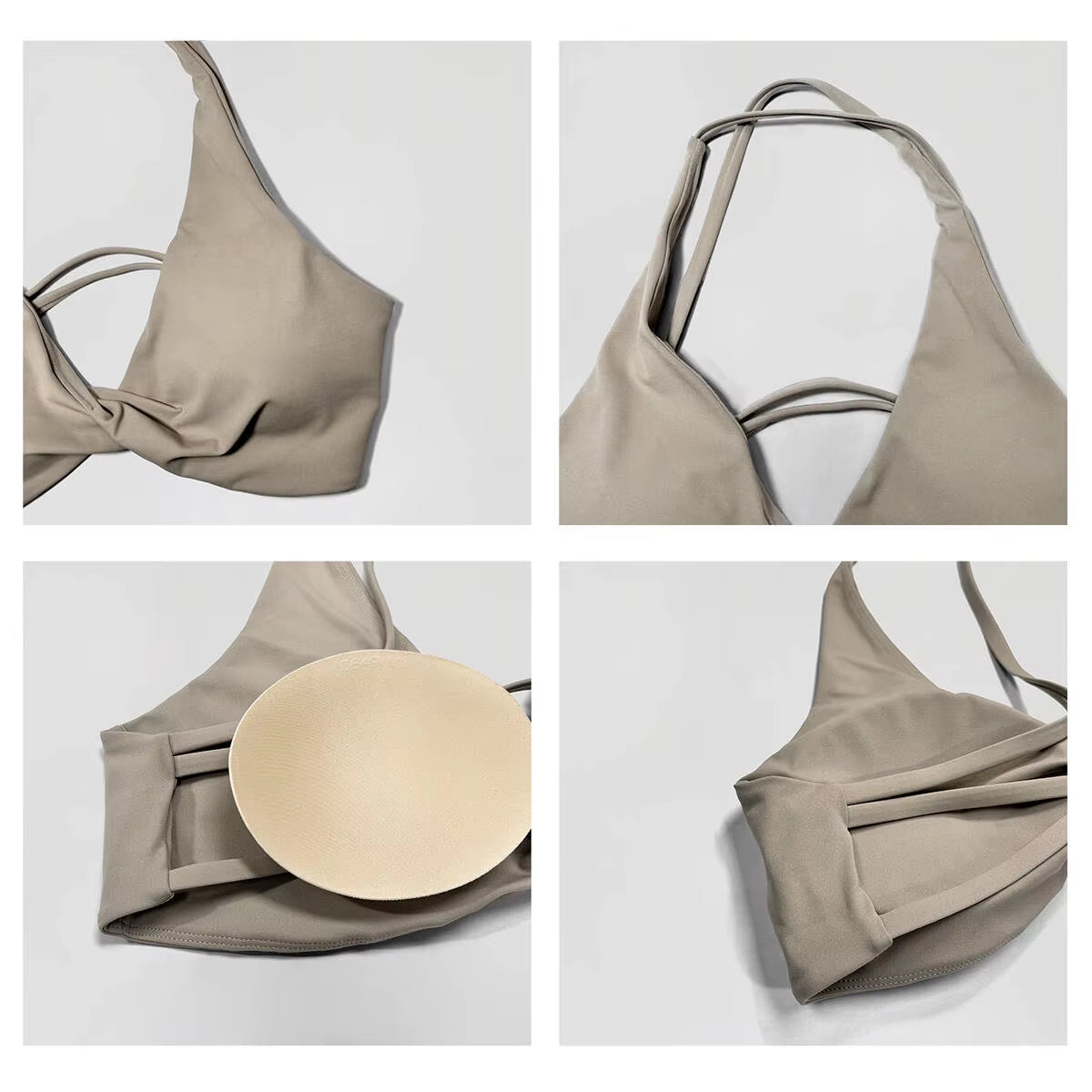 Breathable Soft Push up Fitness Bra Suit