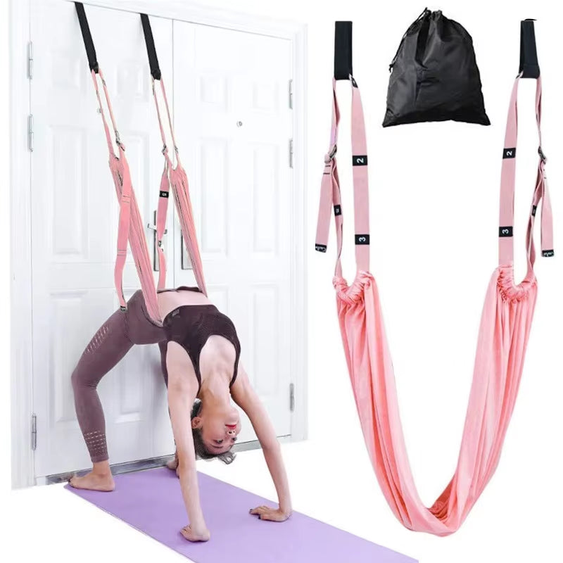 Adjustable Triangle Aerial Yoga Hammock Set - Bambam Fitness