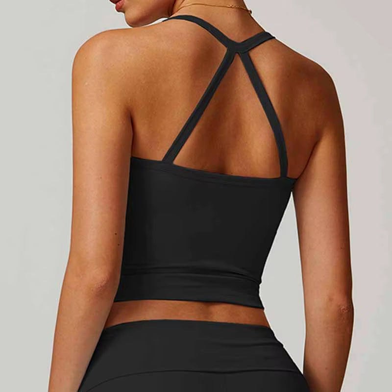 Breathable Shockproof Cross Back Top