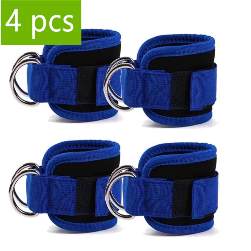 Double D-Ring Adjustable Ankle Cuffs Straps - Bambam Fitness