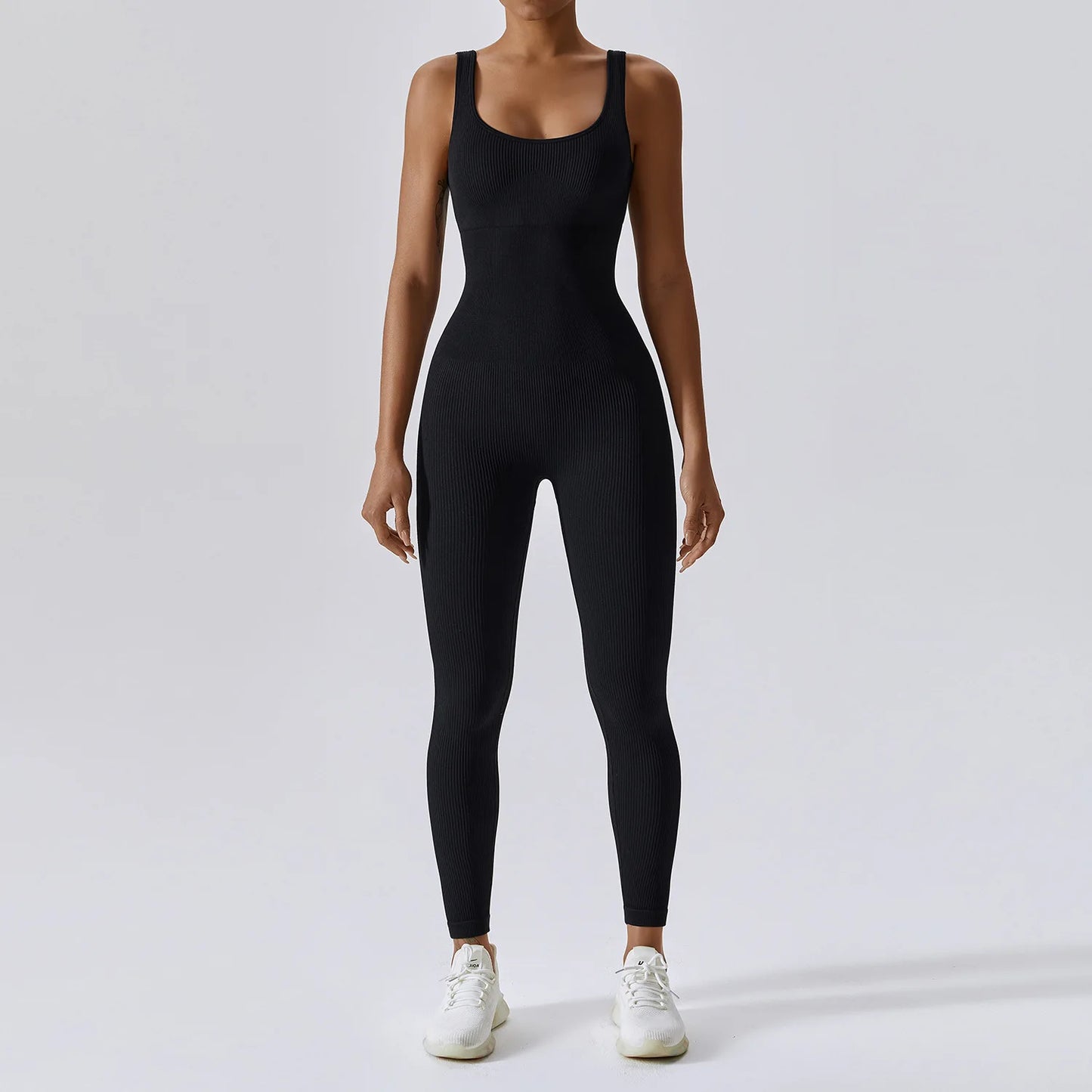 One-Piece Spring Belly Tightening Workout Bodysuit