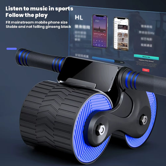 Automatic Dual Rebound Abdominal Wheel Exerciser - Bambam Fitness