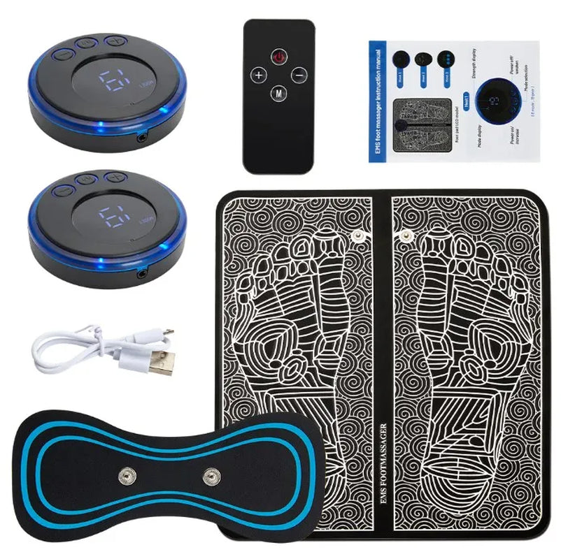 EMS Electrostimulator Foot Massager Pad - Bambam Fitness
